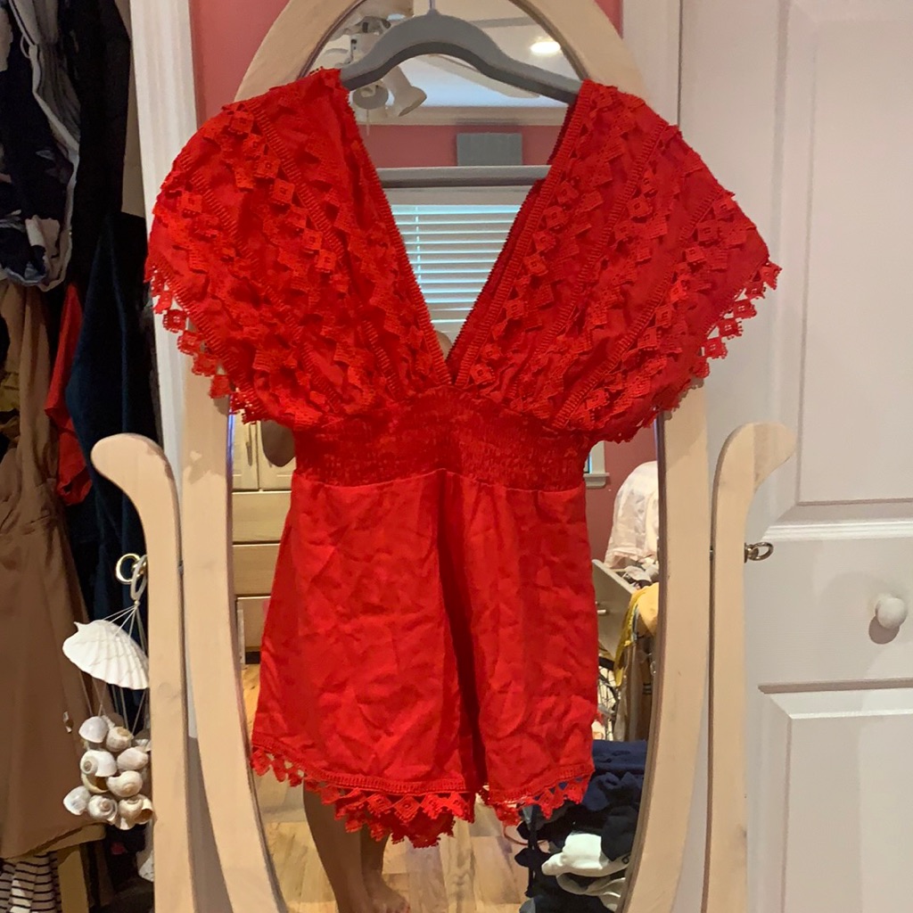 Showpo Play Suit In Red